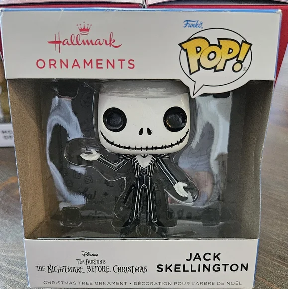 Hallmark Nightmare Before Christmas Jack Skellington Ornament Funko Pop - Picture 1 of 2